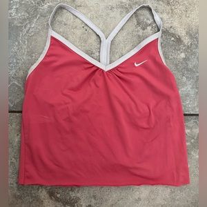 pink Nike workout top